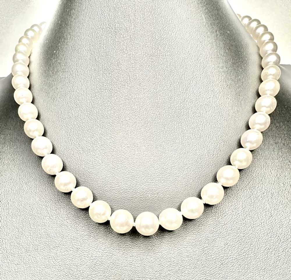 7 to 10mm Cultured Pearl, Diamond, and 14k White … - image 3