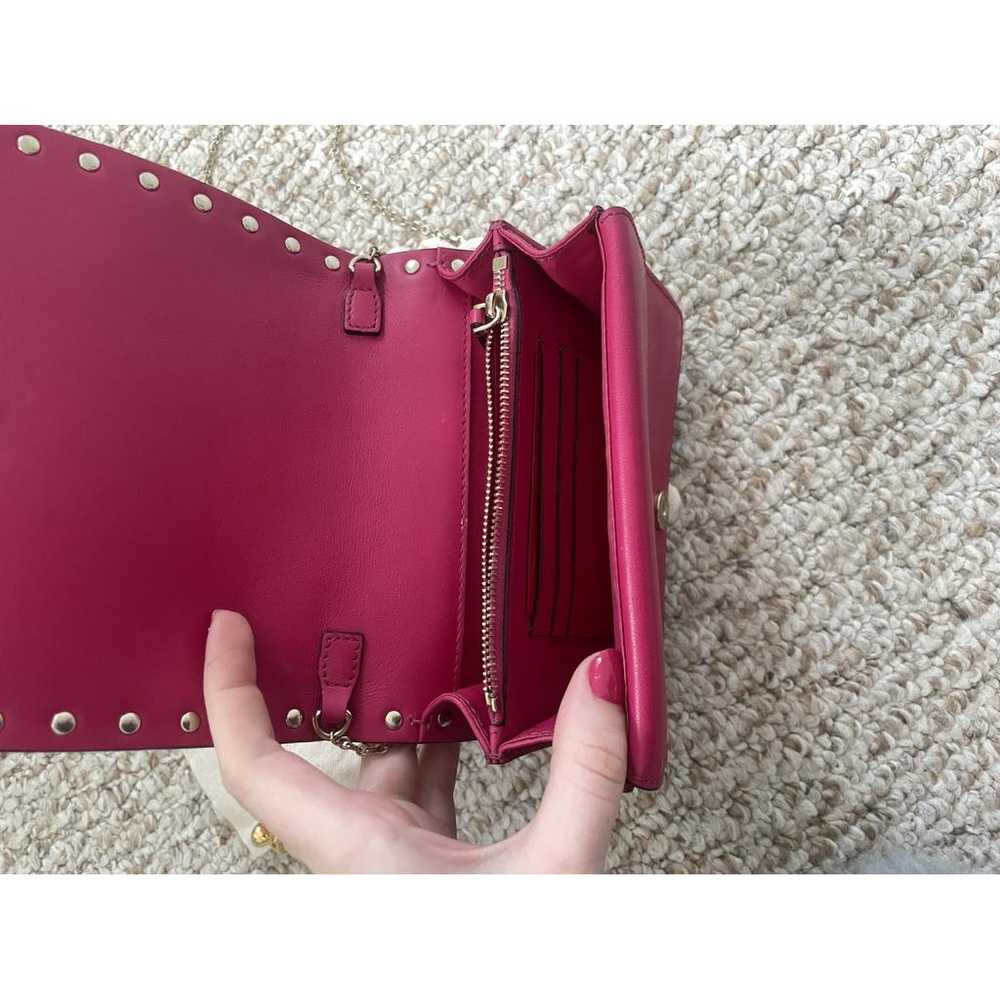 Valentino Garavani Rockstud leather clutch bag - image 4