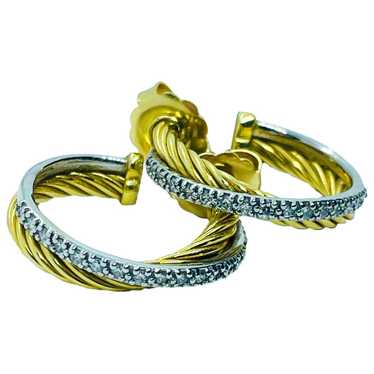 David Yurman White gold earrings - image 1