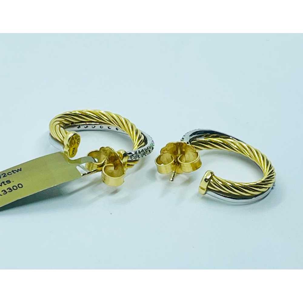 David Yurman White gold earrings - image 2