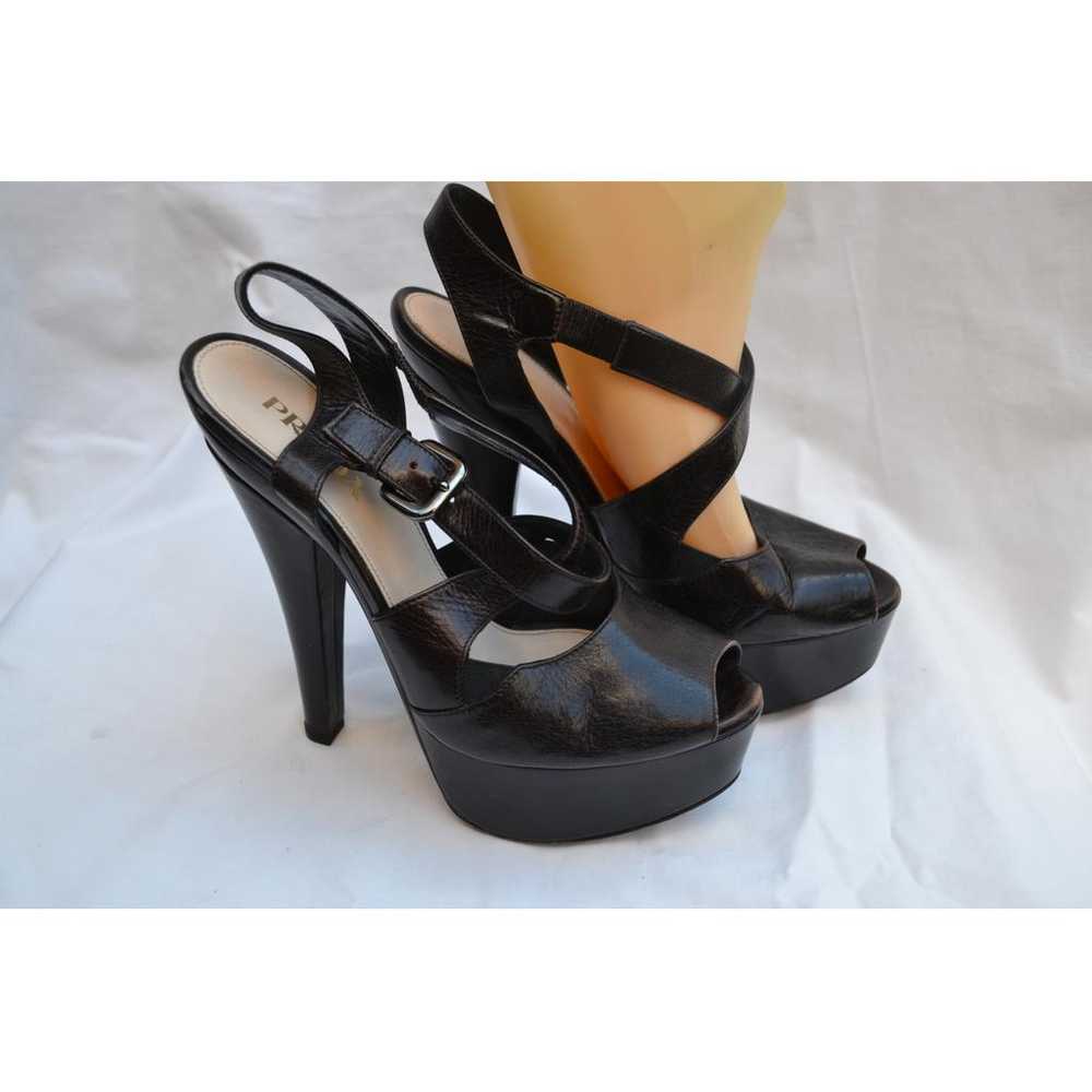 Prada Leather heels - image 2