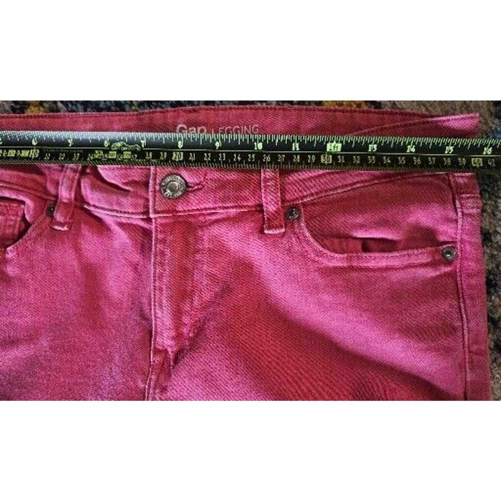 Gap Gap Womens Size 8/29R Hot Pink Denim Universa… - image 4