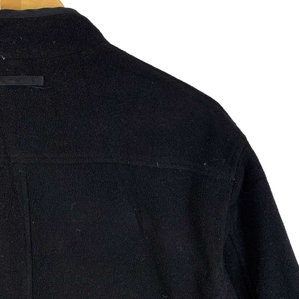 Vintage ELLE HOMME France Fashion Fleece Zipper S… - image 8