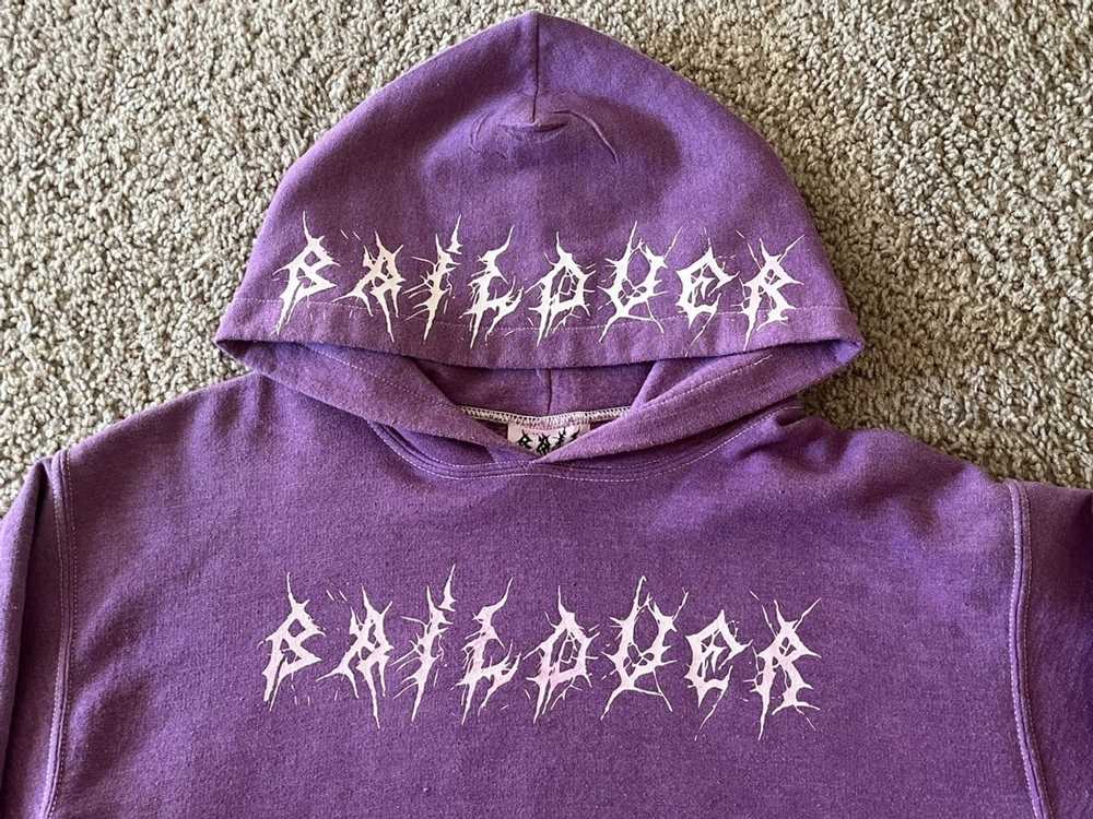 Designer × Streetwear Bail over logo hoodie - image 2