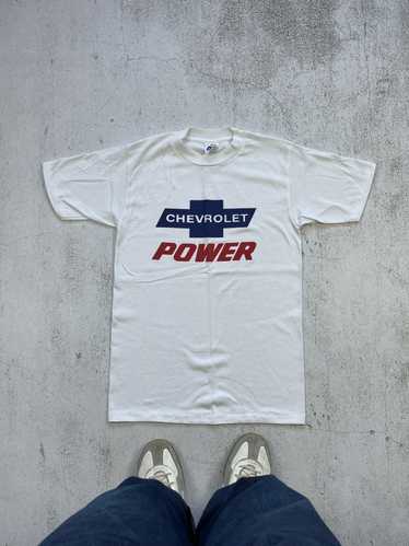 Vintage Vintage 90s Chevrolet Power Tee Shirt S - image 1