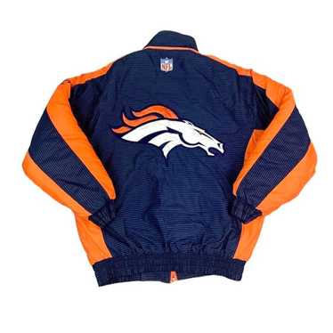 Vintage Denver Broncos ProLine Starter NFL Puffy Jacket Orange/Blue Size  Medium