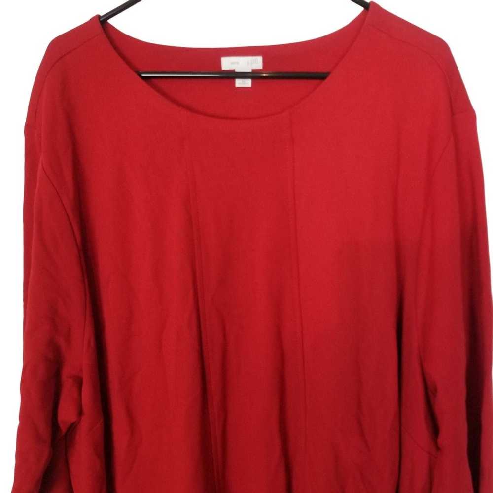 Other J. Jill Womens 4X Red Long Sleeves Ponte Sh… - image 2