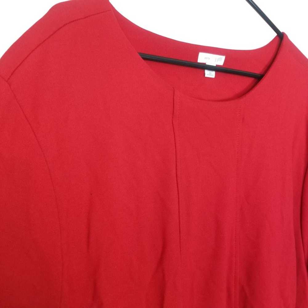 Other J. Jill Womens 4X Red Long Sleeves Ponte Sh… - image 5