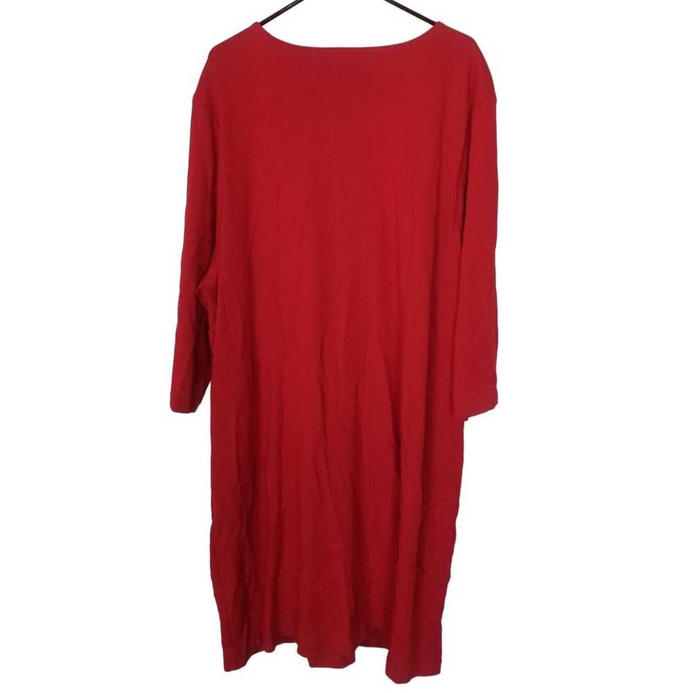 Other J. Jill Womens 4X Red Long Sleeves Ponte Sh… - image 9