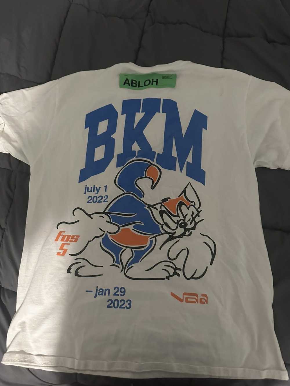 Virgil Abloh Fos champion bkm museum shirt - image 3