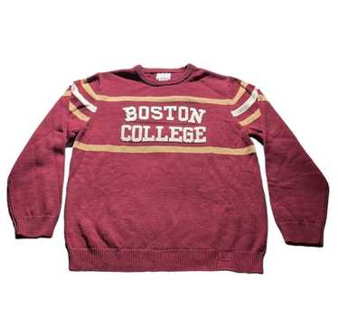 Boston College Eagles Sweater Mens Medium Red Yellow Football