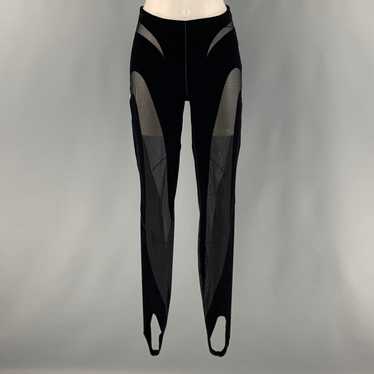 Jo faux leather and jersey leggings in black - Wolford