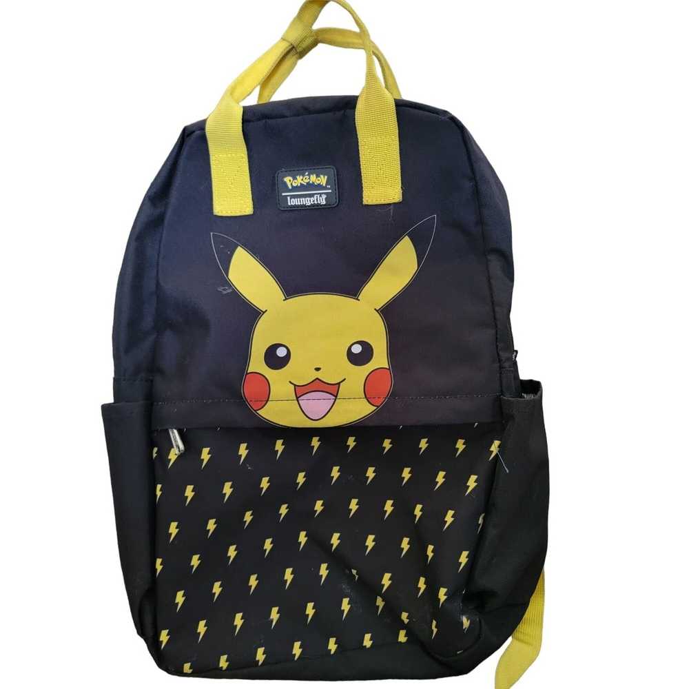 Pokemon Loungefly Pikachu Pokemon Black Yellow Ba… - image 1