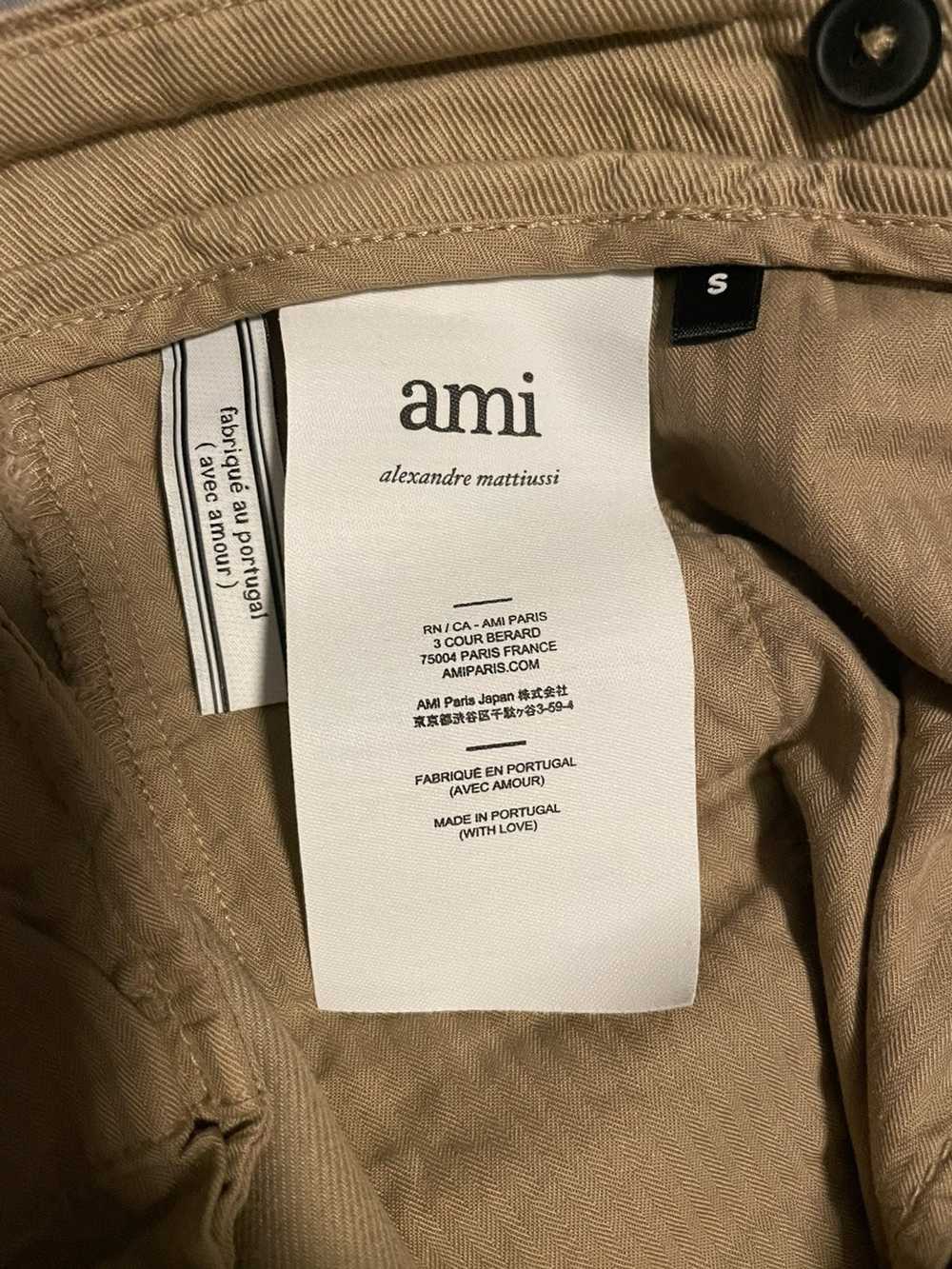 AMI AMI Carrot Fit Pleated Trouser - image 5