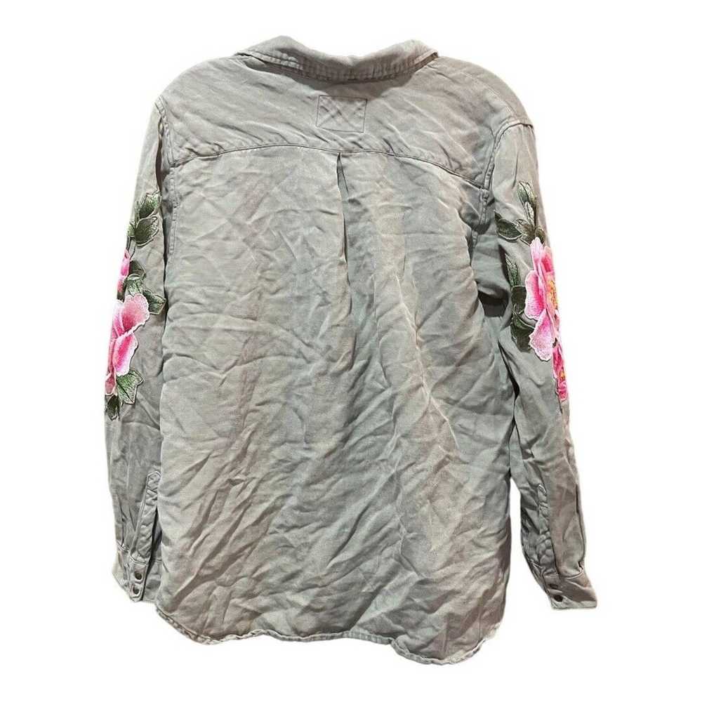 Rails Rails Marcel Button Up in Sage with Pink Fl… - image 8