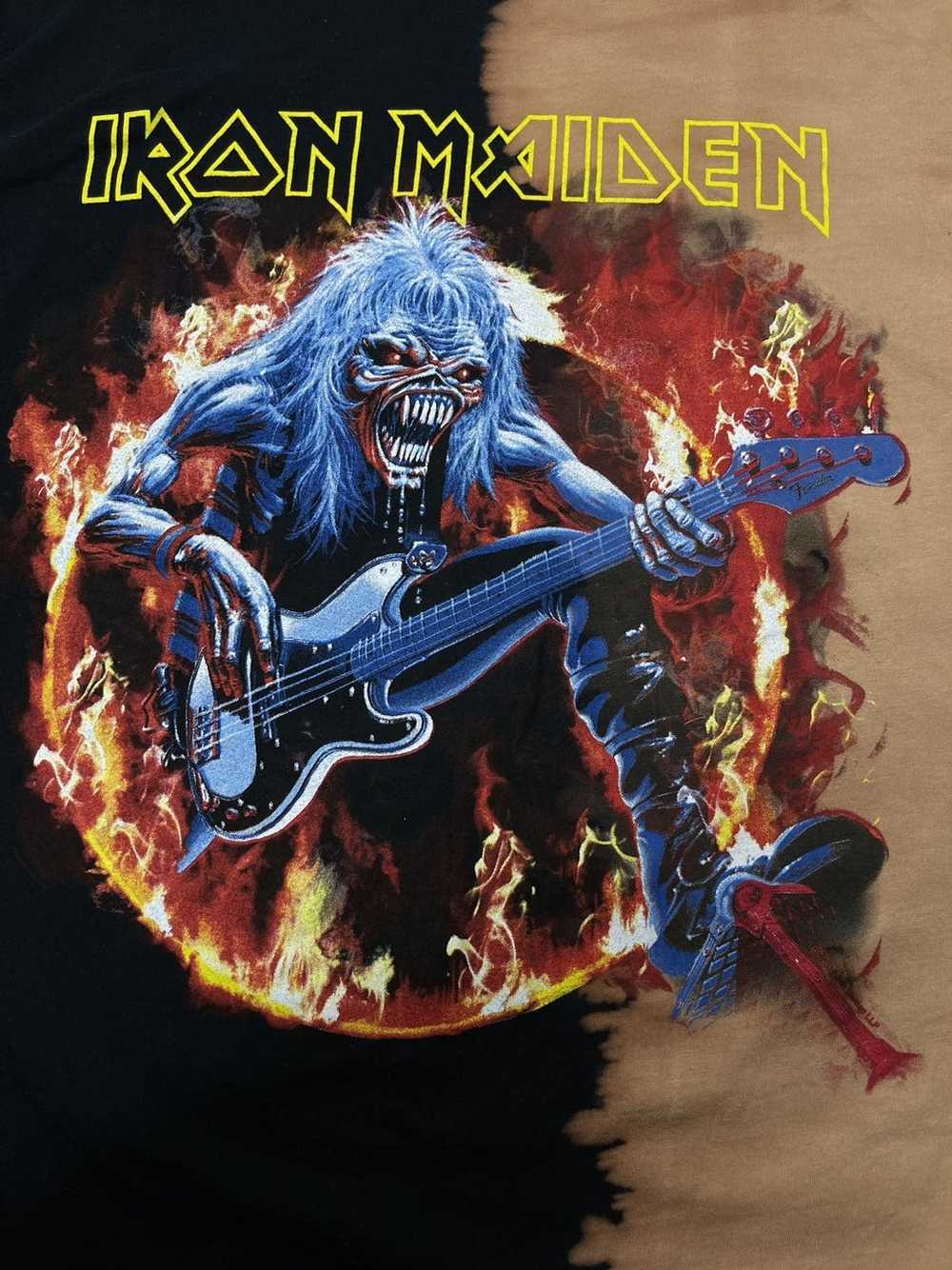 Iron Maiden × Rock T Shirt × Vintage Mens Iron Ma… - image 4