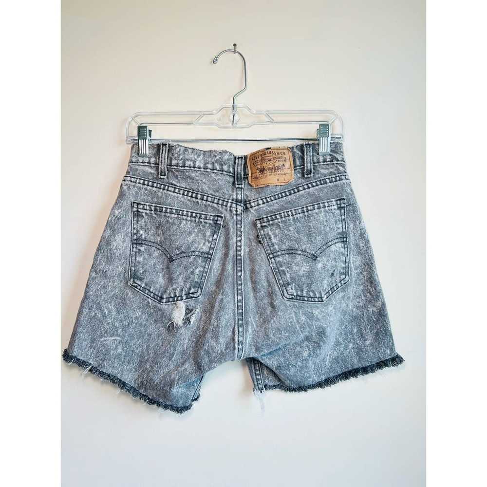 Levi's Vintage Levi’s shorts acid wash grey - image 3