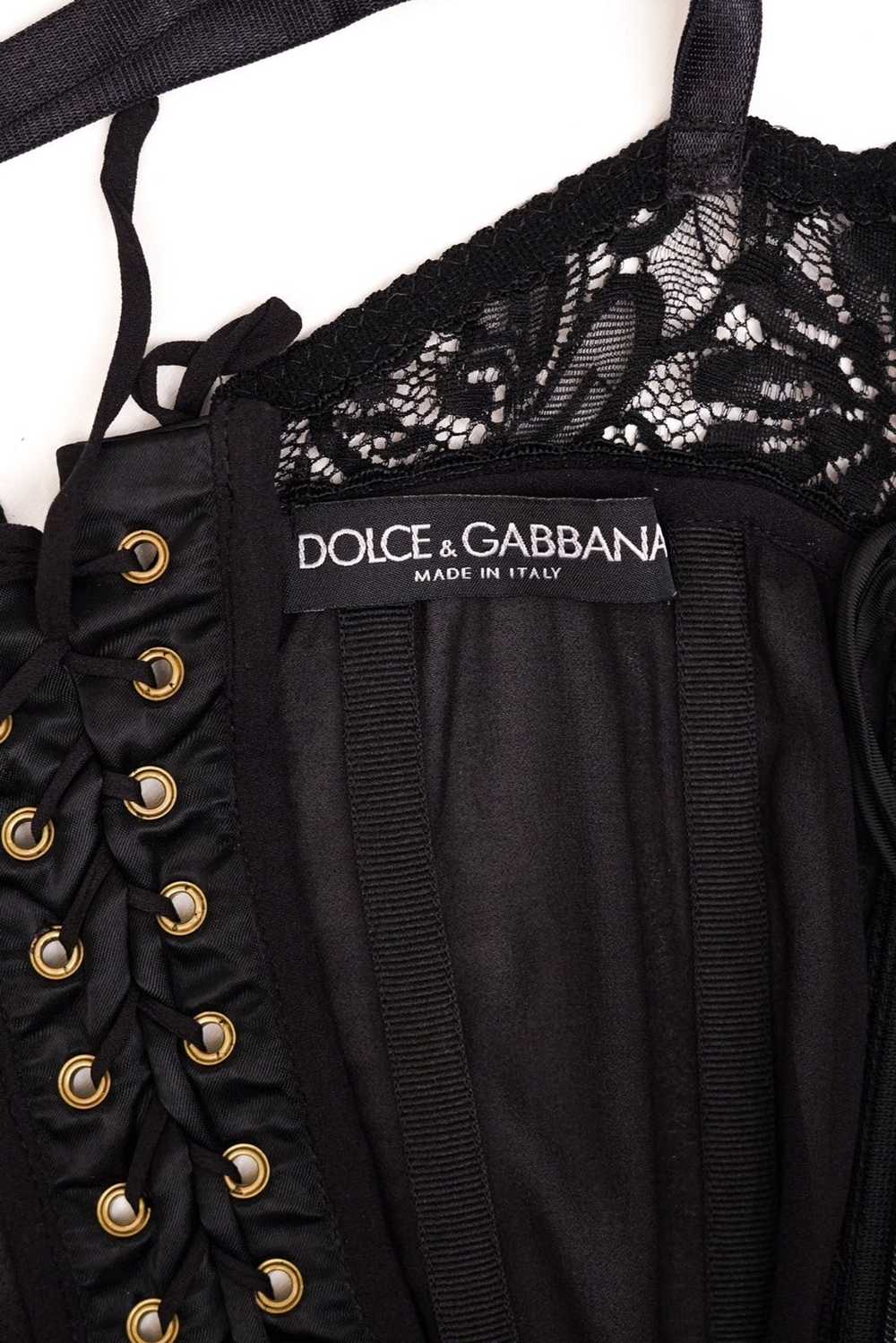 Dolce & Gabbana Dolce and Gabbana 2002 Black Lace… - image 6