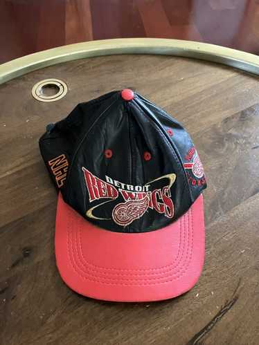 Vintage VINTAGE Detroit Red Wings Hat Cap StrapBac