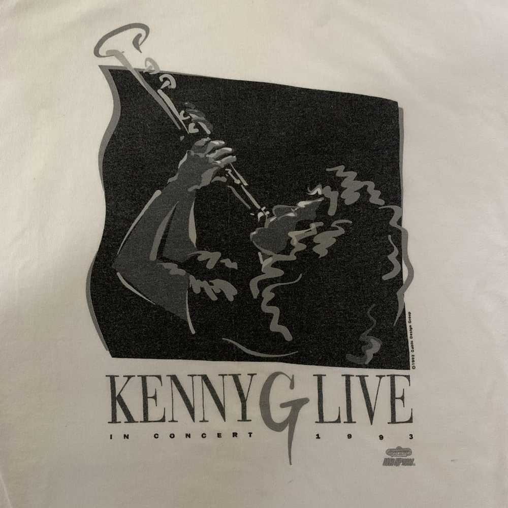 Band Tees × Streetwear × Vintage Vintage kenny G … - image 5