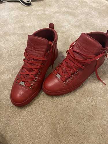 Balenciaga Leather red balenciaga sneakers