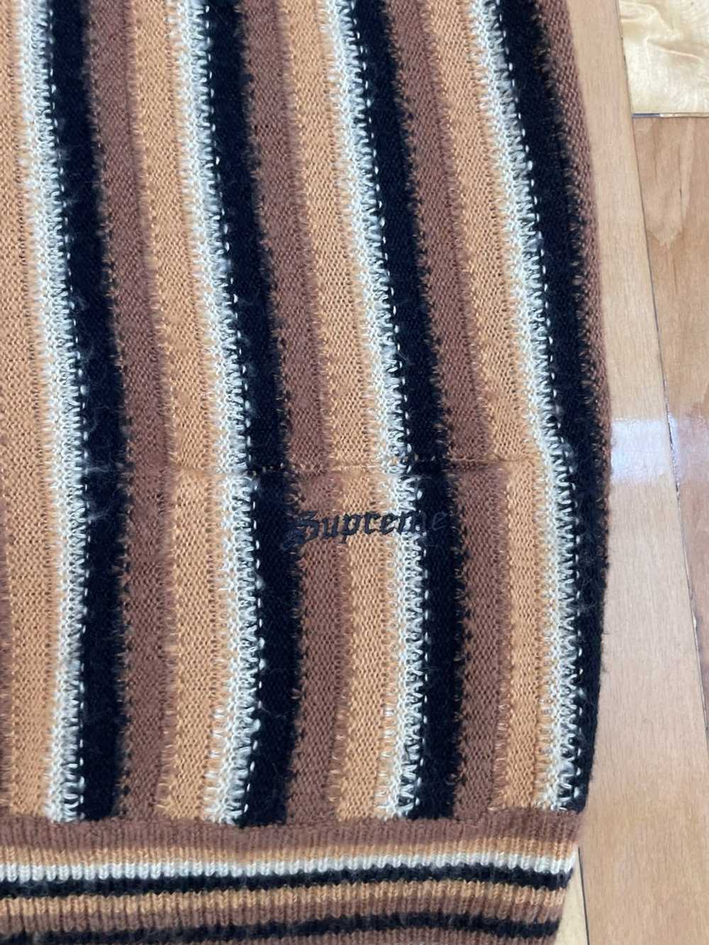 Supreme Supreme Stripped Sweater Vest Brown (L) - image 2