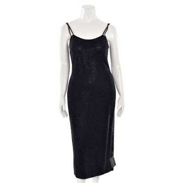 St. John Evening Crystal Studded Cocktail Dress in