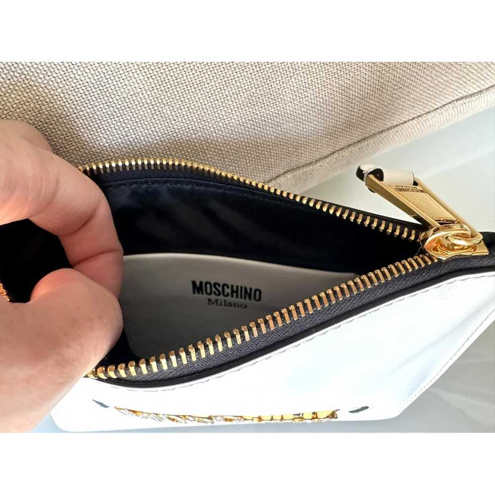 Moschino Leather clutch bag - image 6