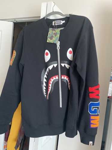 BAPE WGM Zip Crewneck - Gem