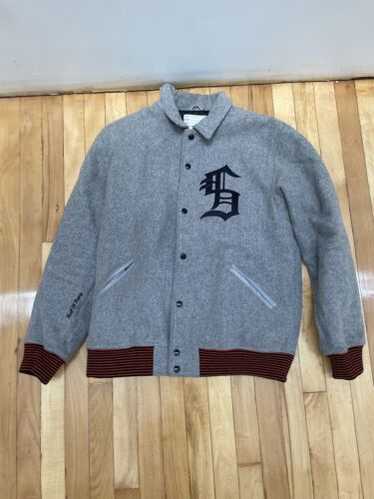 6 roku melton jacket coat グレー 36 6（ロク）の「＜6(ROKU)＞SHORT SLEEVE SOFT JACKET/ジャケット