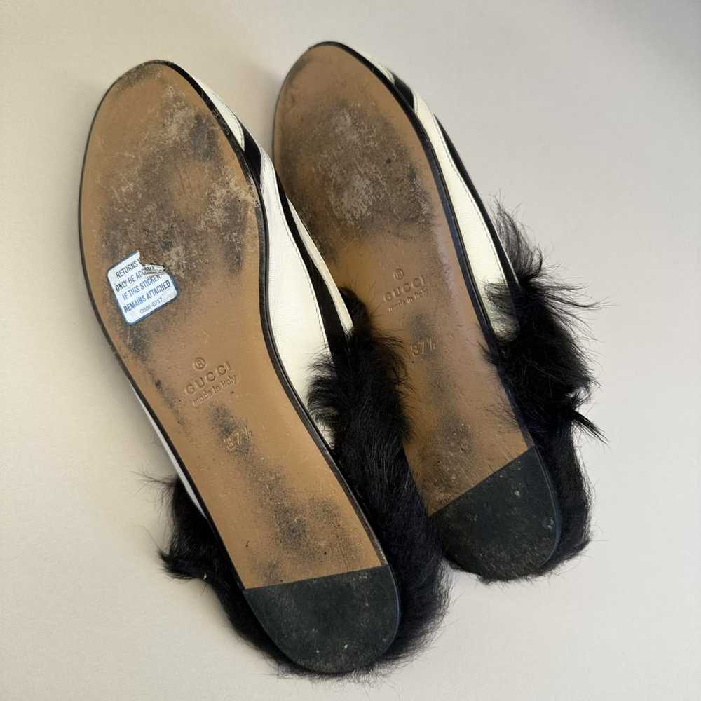 Gucci Princetown leather flats - image 5