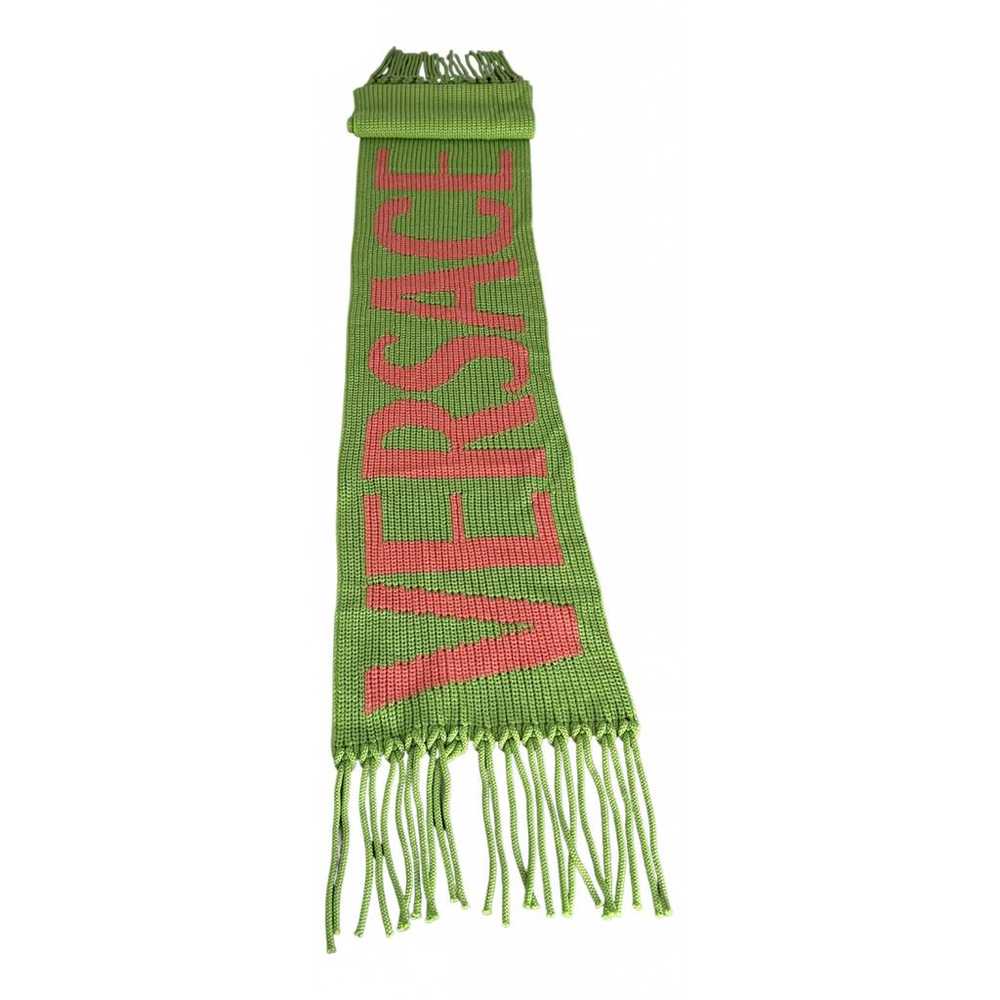 Versace Wool scarf - image 1