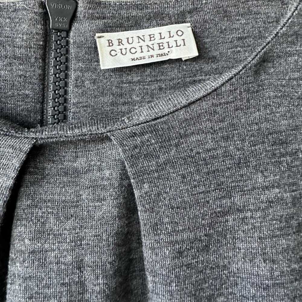 Brunello Cucinelli Wool mid-length dress - image 3