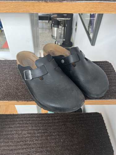 Birkenstock Birkenstock Boston Clogs (Black leathe