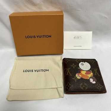 WGACA Louis Vuitton Murakami Cherry Porte Monnaie Zippy Wallet - Brown –  Kith