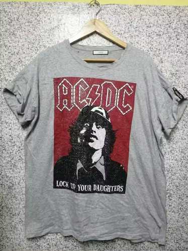 超激レア XL VTG AC/DC open shirt-