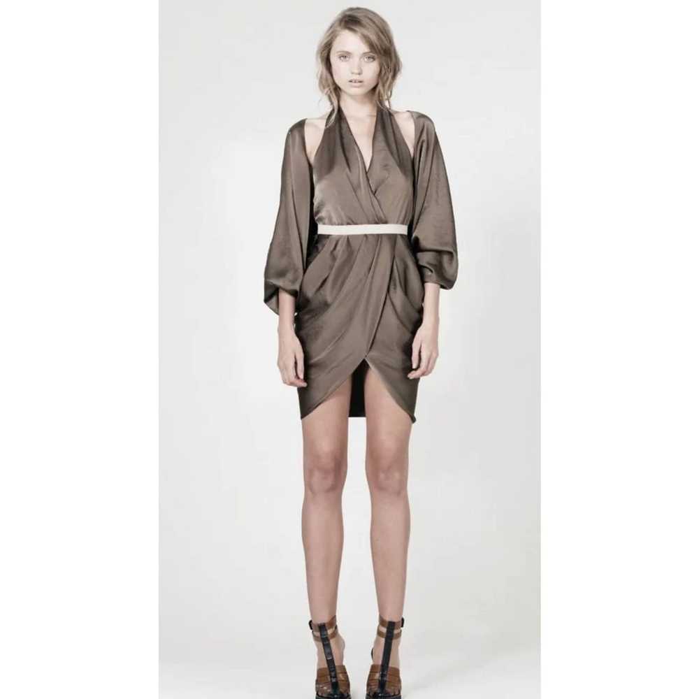 Alexander Wang Alexander Wang Satin Batwing Halte… - image 1