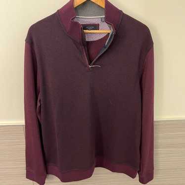 Ted Baker 1/4 Zip Sweater - good 6/XL NWOT