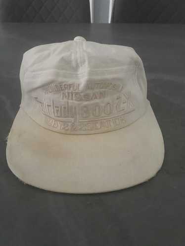 Vintage NISSAN Trucker Cap Hat Made in USA Snap Back CROWN KC