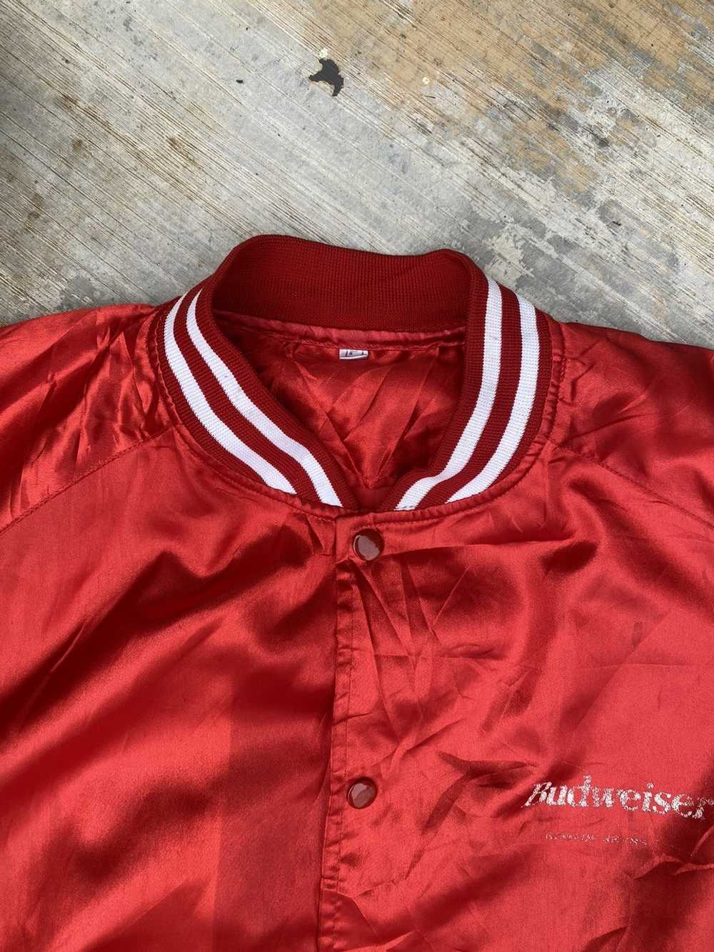 Budweiser × Varsity Jacket × Vintage Vintage Budw… - image 3