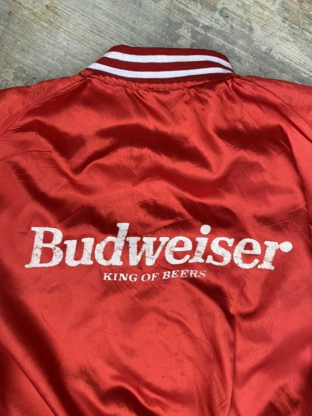 Budweiser × Varsity Jacket × Vintage Vintage Budw… - image 7