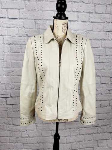 Other John Paul Richards White Lamb Leather Jacket