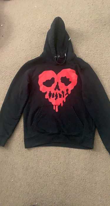 Drop Dead Clothing Drop dead skull hoodie