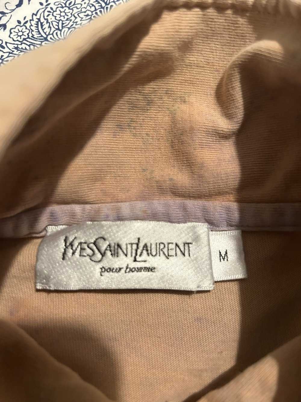 Yves Saint Laurent Custom dyed YSL t-shirt - image 2