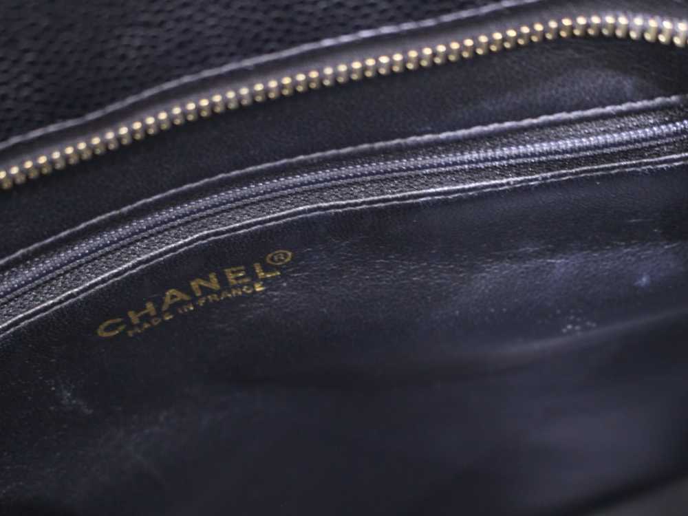 Chanel Chanel Caviar Skin Black Gold Metal Fittin… - image 9