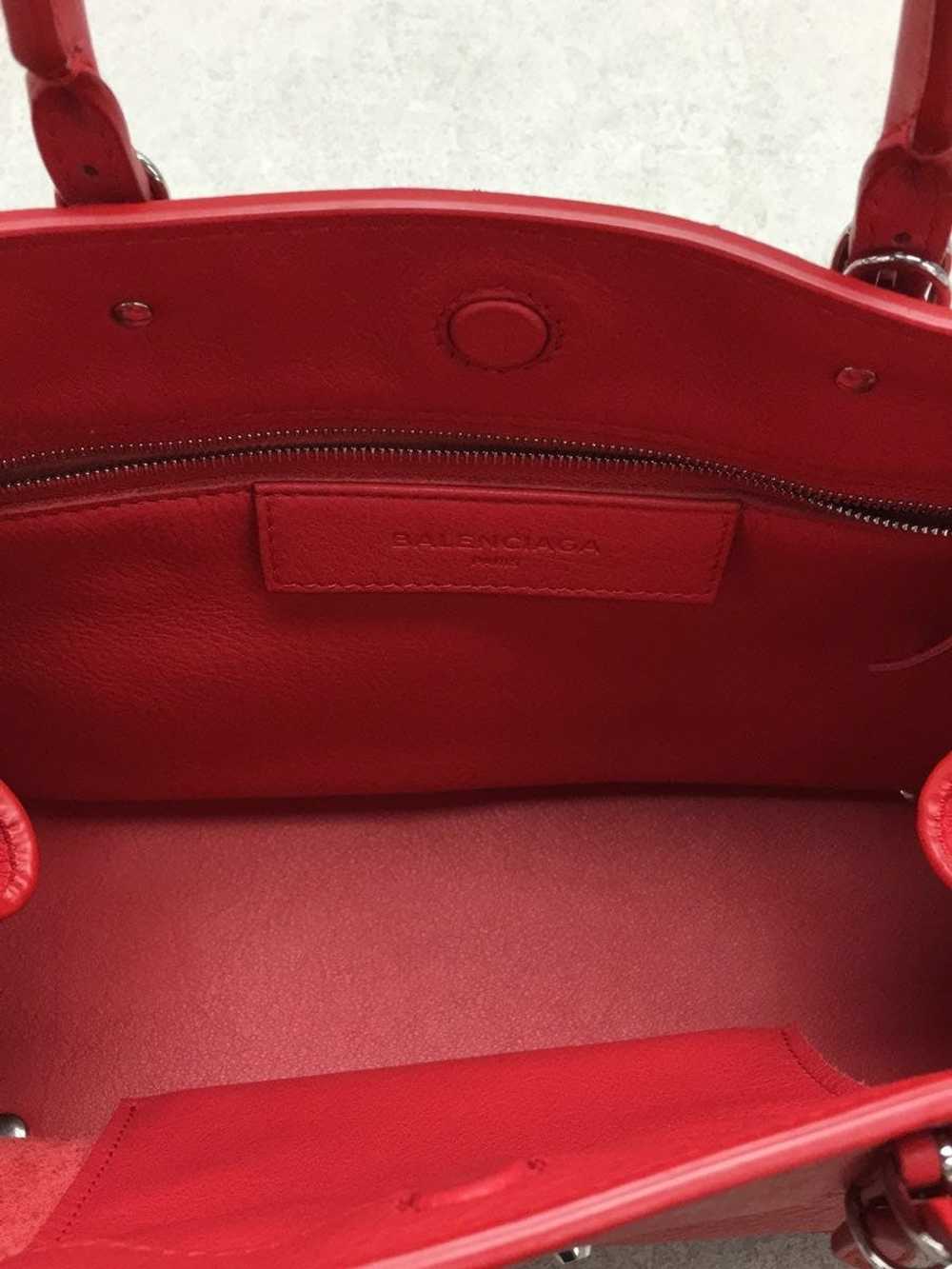 Balenciaga Balenciaga Handbag Leather Red Plain - image 6