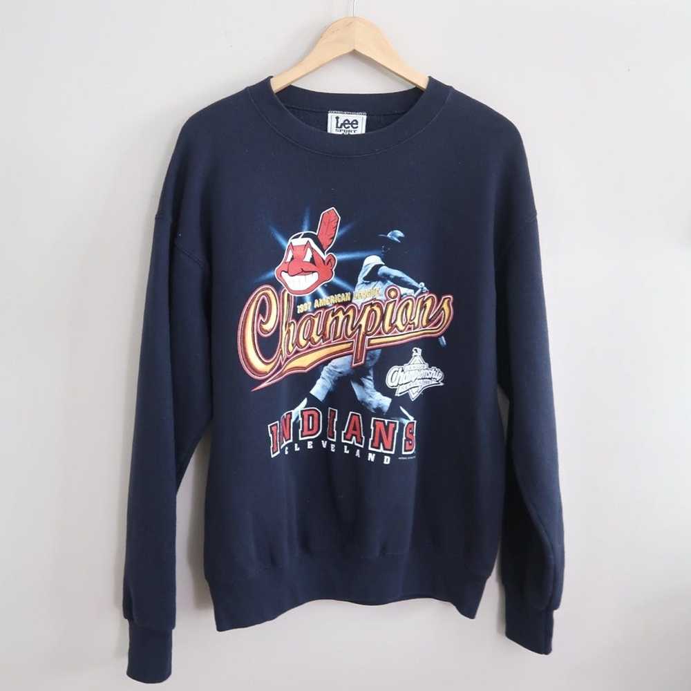 Lee × Vintage Vintage Lee 97’ Cleveland Indians A… - image 1
