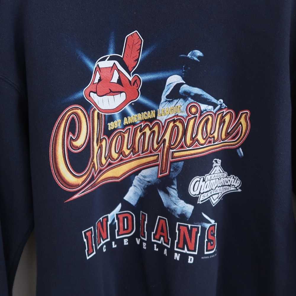Lee × Vintage Vintage Lee 97’ Cleveland Indians A… - image 3