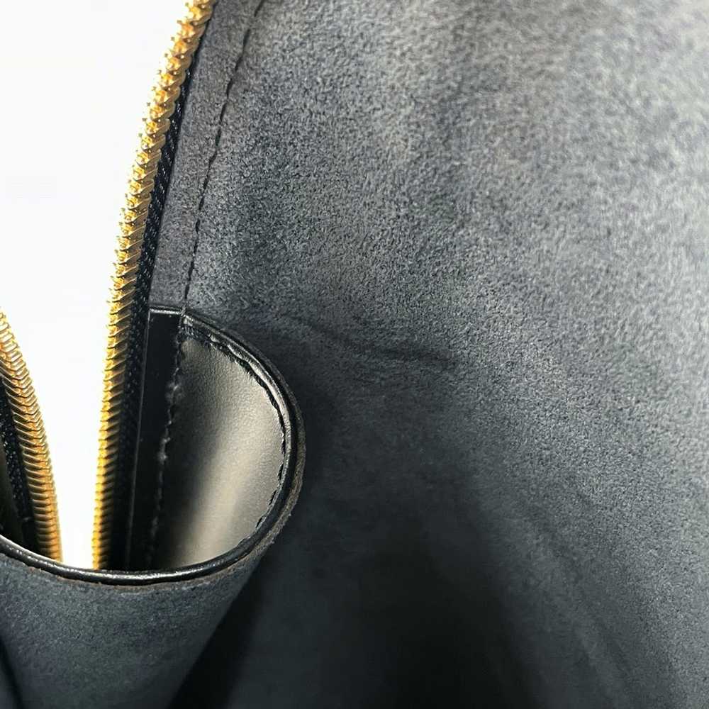 Louis Vuitton Louis Vuitton Alma Handbag Epi Noir… - image 5
