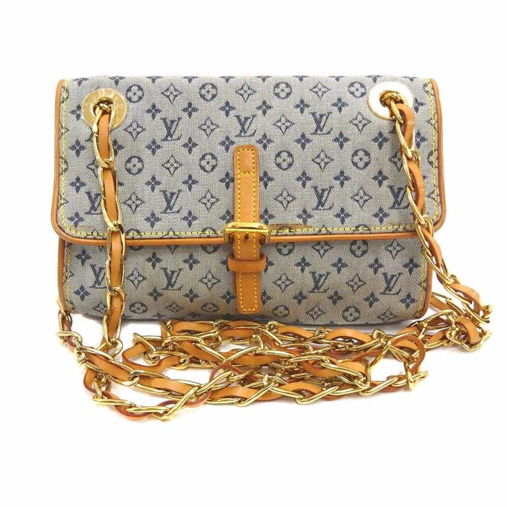 Louis Vuitton Grey x Navy Monogram Mini Lin Camille Crossbody